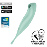 Satisfyer Twirling Pro+ App Controlled G Spot Massager Remote Control Vibrators